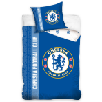 Bedding Set „Chelsea“. Kids bedding, 140x200 cm. Dark blue bedding with prominent chelsea football club logo.