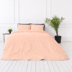 Bedding Set „Coral“. Bedding sets 155x200, 140x200 cm, 200x200 cm, 200x220 cm, 220x240 cm. Stylish coral-colored bedding set, bringing warmth to your bedroom. Bedding Set „Coral“. Bedding sets 155x200, 140x200 cm, 200x200 cm, 200x220 cm, 220x240 cm. Stylish coral-colored bedding set, bringing warmth to your bedroom.