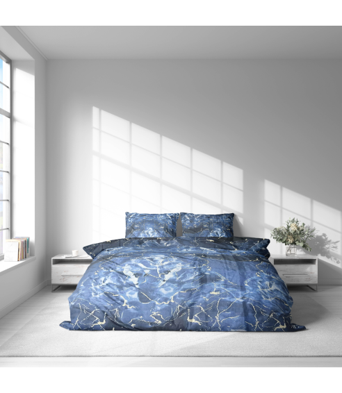 Bedding Set „Cosmic Blue“. Bedding sets 140x200