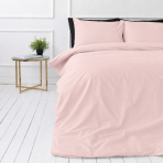 Bedding Set „Crystal pink“. Pink bedding, 140x200 cm, 200x200 cm, 200x220 cm. Blush pink bedding set for a serene ambiance. Bedding Set „Crystal pink“. Pink bedding, 140x200 cm, 200x200 cm, 200x220 cm. Blush pink bedding set for a serene ambiance.