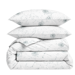 Bedding Set „Dandelion puff“. Bedding sets 155x200, 140x200 cm, 150x200 cm, 160x200 cm, 180x200 cm, 200x200 cm, 200x220 cm. Elegant white bedding set featuring silver dandelion puffs, creating a whimsical and serene atmosphere. Bedding Set „Dandelion puff“. Bedding sets 155x200, 140x200 cm, 150x200 cm, 160x200 cm, 180x200 cm, 200x200 cm, 200x220 cm. Elegant white bedding set featuring silver dandelion puffs, creating a whimsical and serene atmosphere.