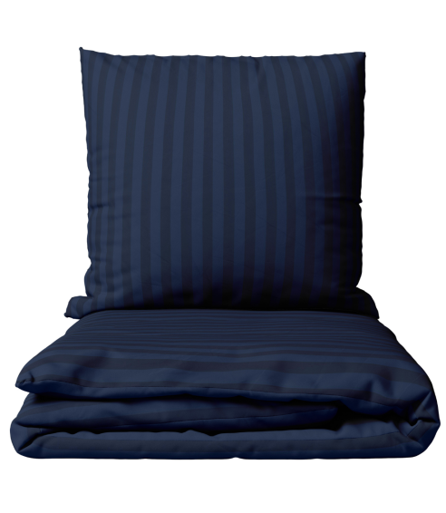 Bedding Set „Dark Blue Stripes“. Hotel bedding sets