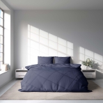 Bedding Set „Deep cobalt“. Blue bedding sets, 140x200 cm, 200x200 cm, 200x220 cm. Indigo bedding set exudes elegance and style.