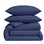 Bedding Set „Deep cobalt“. Blue bedding sets, 140x200 cm, 200x200 cm, 200x220 cm. Stunning dark blue bedding set for a regal touch.
