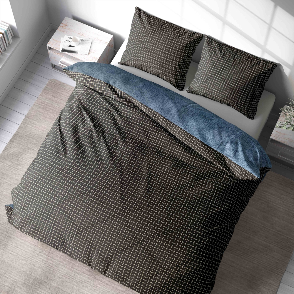 Bedding Set „Pixel“. Microfiber bedding sets, 140x200 cm, 180x200 cm