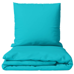 Bedding Set „Dreamy Waters“. Bedding sets 135x200, 140x200 cm, 150x200 cm, 160x200 cm, 180x200 cm, 200x200 cm, 200x220 cm, 220x240 cm. Elegant cyan-colored bedding set that brings a fresh, serene atmosphere to your bedroom with its soft, soothing hues.