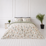Bedding Set „English Garden“. Bedding sets 135x200, 140x200 cm, 200x200 cm, 200x220 cm. Light bedding with a delicate nature-inspired pattern