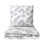 Bedding Set „Foliage Mirage“. Bedding sets with plants, 140x200 cm. Bedding set with a botanical pattern creating a fresh natural and calming bedroom atmosphere.