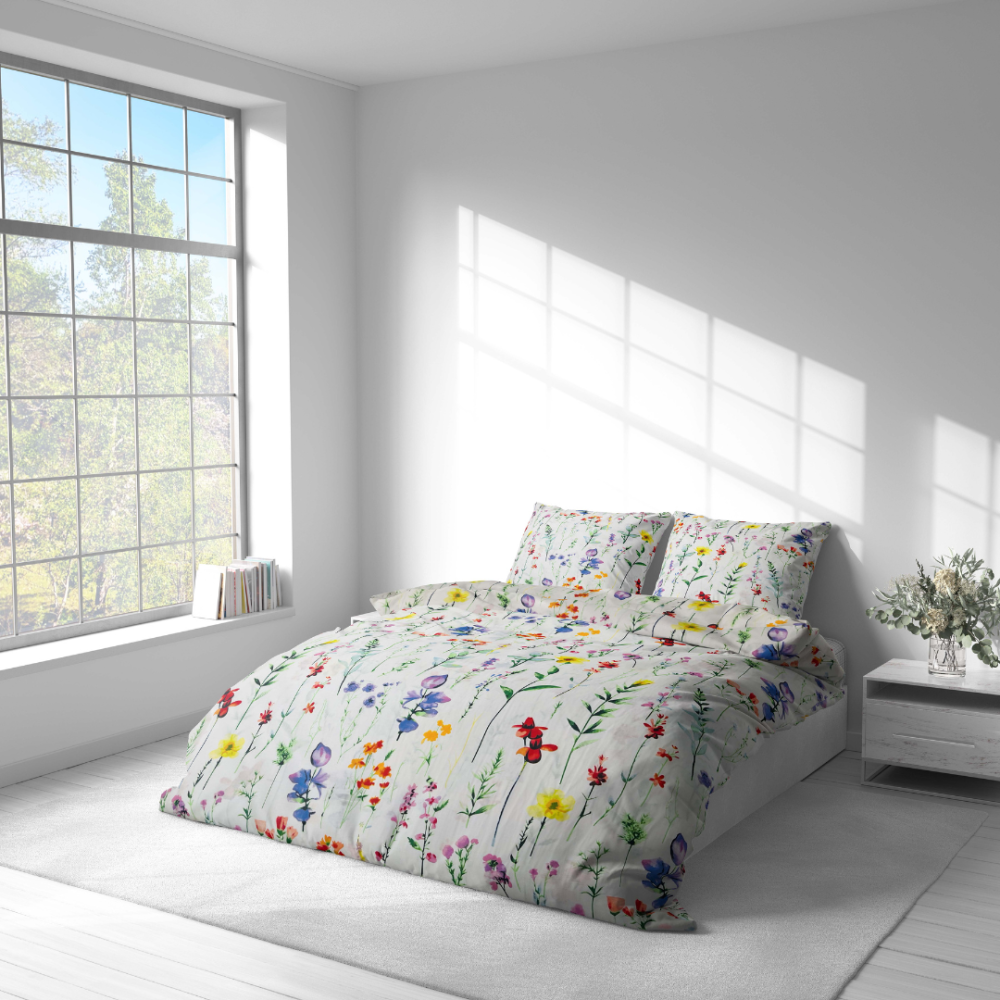 Bedding Set „Fresh Valley“. Bedding sets 155x200, 140x200 cm, 150x200 cm, 160x200 cm, 180x200 cm, 200x200 cm, 200x220 cm, 220x240 cm