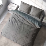 Bedding Set „Gigagrid“. Microfiber bedding sets, 160x200 cm, 180x200 cm