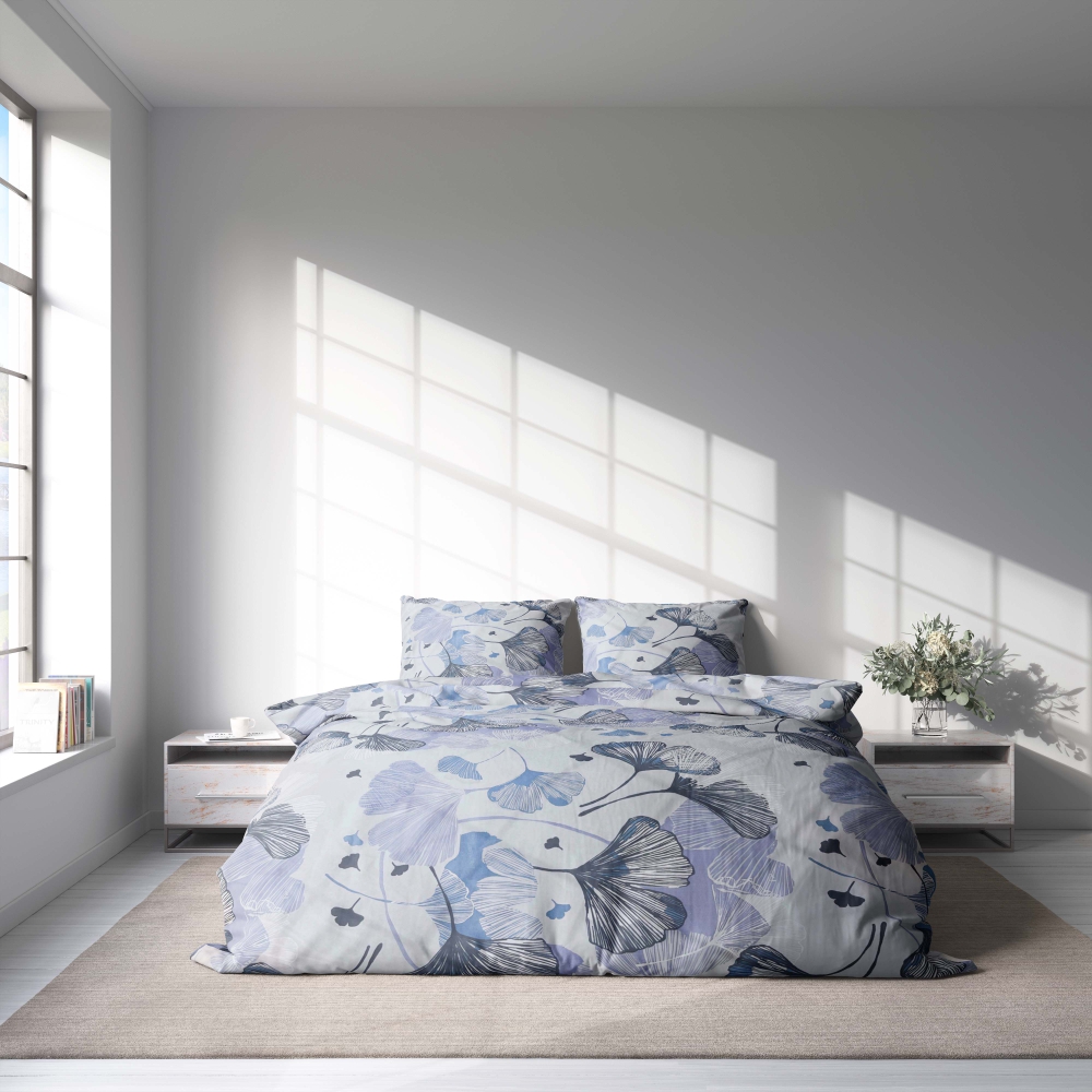 Bedding Set „Ginko“. Bedding sets 135x200, 140x200 cm, 150x200 cm, 160x200 cm, 180x200 cm, 200x200 cm, 200x220 cm