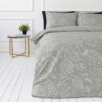 Bedding Set „Grandiflora“. Gray bedding sets, 140x200 cm, 200x200 cm, 200x220 cm Bedding Set „Grandiflora“. Gray bedding sets, 140x200 cm, 200x200 cm, 200x220 cm