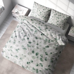 Bedding Set „Greenery“. Bedding sets with plants, 140x200 cm