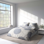 Bedding Set „Grey Bliss“. Patterned bedding sets, 150x200 cm, 160x200 cm, 180x200 cm, 200x200 cm, 200x220 cm