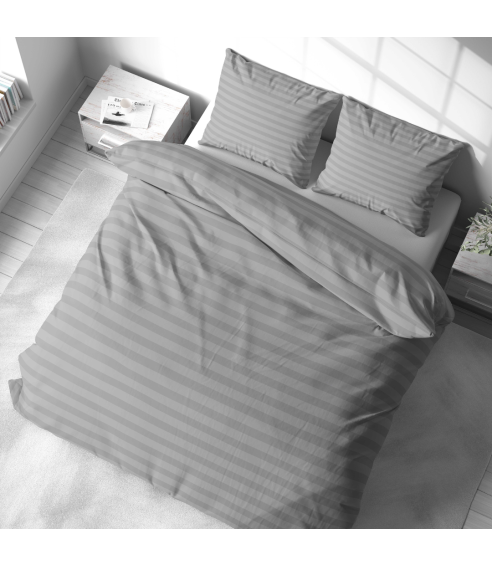 Bedding Set „Grey Stripes“. Hotel bedding sets