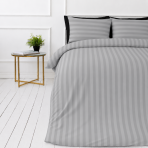 Bedding Set „Grey Stripes“. Bedding sets 135x200, 140x200 cm, 150x200 cm, 160x200 cm, 180x200 cm, 200x200 cm, 200x220 cm. Elegant grey bedding set with a stripes pattern, offering a modern and stylish touch to your sleep space. Bedding Set „Grey Stripes“. Bedding sets 135x200, 140x200 cm, 150x200 cm, 160x200 cm, 180x200 cm, 200x200 cm, 200x220 cm. Elegant grey bedding set with a stripes pattern, offering a modern and stylish touch to your sleep space.