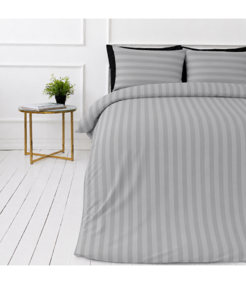 Bedding Set „Grey Stripes“. Hotel bedding sets