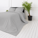Bedding Set „Grey Stripes“. Bedding sets 135x200, 140x200 cm, 150x200 cm, 160x200 cm, 180x200 cm, 200x200 cm, 200x220 cm. Sleek and chic grey bedding set with a minimalistic stripes pattern, enhancing the aesthetics of any room. Bedding Set „Grey Stripes“. Bedding sets 135x200, 140x200 cm, 150x200 cm, 160x200 cm, 180x200 cm, 200x200 cm, 200x220 cm. Sleek and chic grey bedding set with a minimalistic stripes pattern, enhancing the aesthetics of any room.