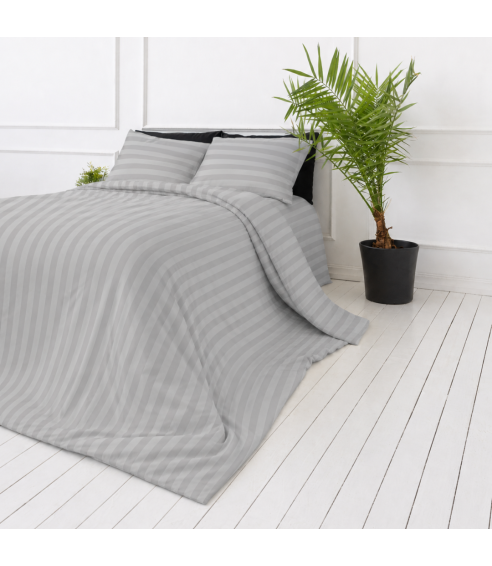 Bedding Set „Grey Stripes“. Hotel bedding sets