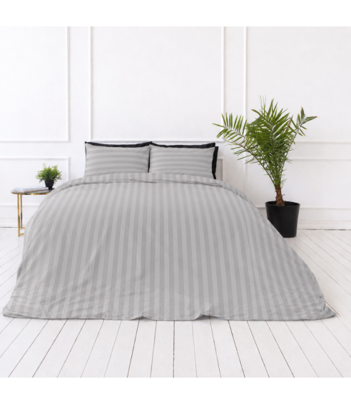 Bedding Set „Grey Stripes“. Hotel bedding sets