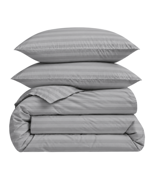 Bedding Set „Grey Stripes“. Hotel bedding sets