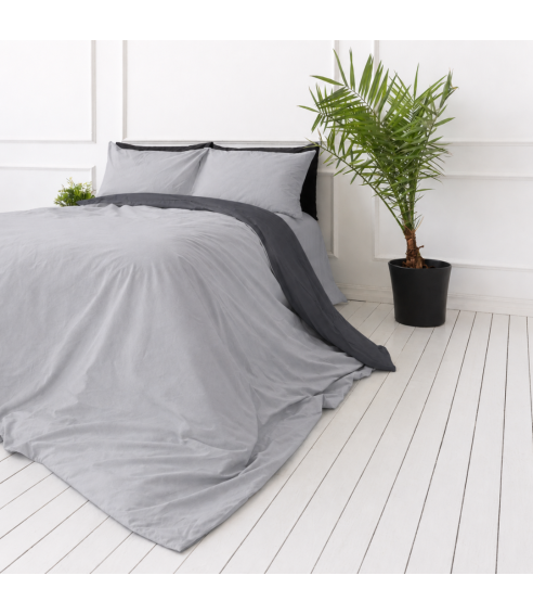 Bedding Set „Harbor Graphite“. Bedding sets 140x200