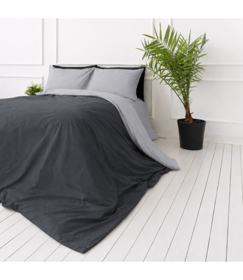 Bedding Set „Harbor Graphite“. Bedding sets 140x200