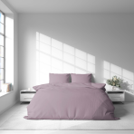 Bedding Set „Keepsake Lilac“. Purple bedding, 140x200 cm, 200x200 cm, 200x220 cm. Elegant lilac color and subtle design, perfectly suited for any interior.