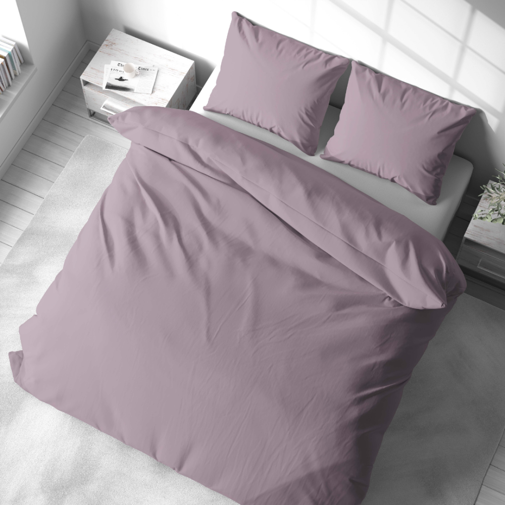 Bedding Set „Keepsake Lilac“. Purple bedding, 140x200 cm, 200x200 cm, 200x220 cm. The soft and calm lilac color gives this bedding set warmth and elegance for your bedroom.