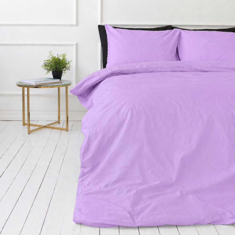 Bedding Set „Keepsake Lilac“. Bedding sets 155x200, 140x200 cm, 150x200 cm, 160x200 cm, 180x200 cm, 200x200 cm, 200x220 cm, 220x240 cm. This bedding set features a soft lilac color that brings a sense of coziness and tranquility to the bedroom.