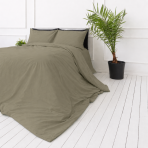 Bedding Set „Khaki Grey“. Bedding sets 155x200, 140x200 cm, 150x200 cm, 160x200 cm, 180x200 cm, 200x200 cm, 200x220 cm, 220x240 cm. Calm earth-toned bedding set in a greyish brown shade. Bedding Set „Khaki Grey“. Bedding sets 155x200, 140x200 cm, 150x200 cm, 160x200 cm, 180x200 cm, 200x200 cm, 200x220 cm, 220x240 cm. Calm earth-toned bedding set in a greyish brown shade.