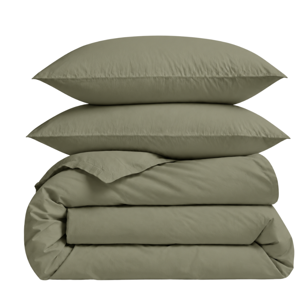 Bedding Set „Khaki Grey“. Bedding sets 155x200, 140x200 cm, 150x200 cm, 160x200 cm, 180x200 cm, 200x200 cm, 200x220 cm, 220x240 cm. Solid khaki grey bedding set with a pattern-free design. Bedding Set „Khaki Grey“. Bedding sets 155x200, 140x200 cm, 150x200 cm, 160x200 cm, 180x200 cm, 200x200 cm, 200x220 cm, 220x240 cm. Solid khaki grey bedding set with a pattern-free design.