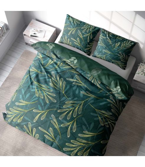 Sateen Bedding Set „Premium Laurel“. Satin bedding sets