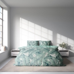 bedding Set „Leaf harmony“. Bedding sets with plants, 140x200 cm, 160x200 cm
