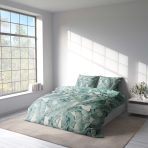 bedding Set „Leaf harmony“. Bedding sets with plants, 140x200 cm, 160x200 cm