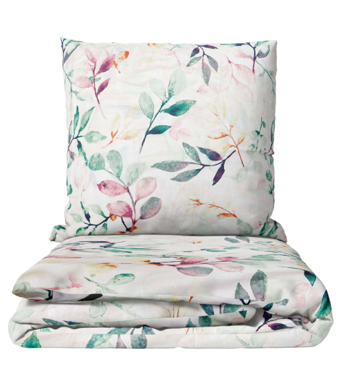 Bedding Set „Leaves Pastel“. Cotton bedding sets