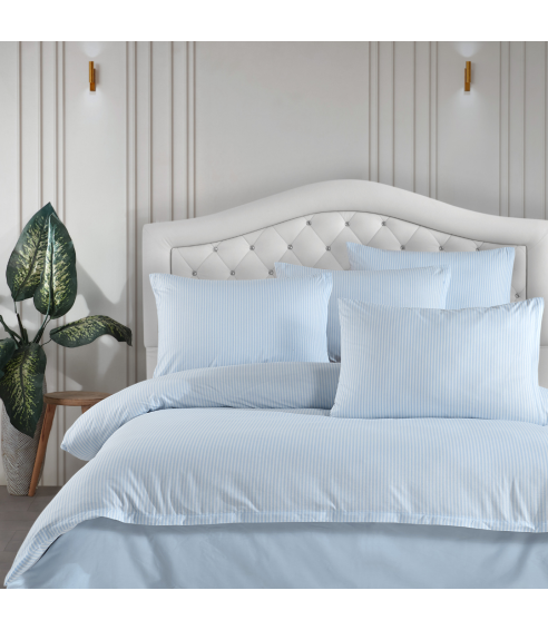 Bedding Set „Lisbon Light Blue“. Cotton bedding sets
