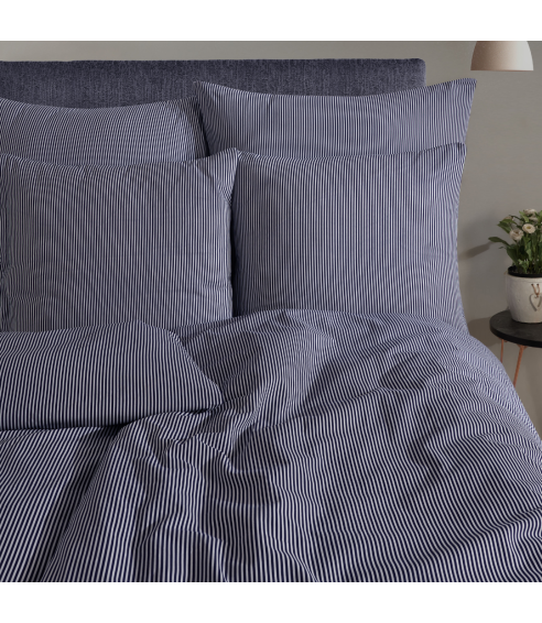 Bedding Set „Lisbon Navy“. Cotton bedding sets