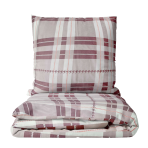 Bedding Set „Majesty“. Patterned bedding sets, 140x200 cm, 150x200 cm, 160x200 cm, 180x200 cm, 200x200 cm, 200x220 cm. Bedding set in a warm brownish color with a classic checkered pattern, perfect for a cozy and stylish bedroom.