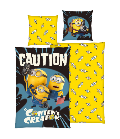 Bedding Set „Minions“. Cotton bedding sets