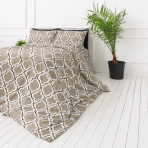 Bedding Set „Moroccan Beige“. Beige bedding sets, 140x200 cm, 150x200 cm, 160x200 cm, 180x200 cm, 200x200 cm, 200x220 cm, 220x240 cm. Moroccan style bedding set with sand and brown pattern Bedding Set „Moroccan Beige“. Beige bedding sets, 140x200 cm, 150x200 cm, 160x200 cm, 180x200 cm, 200x200 cm, 200x220 cm, 220x240 cm. Moroccan style bedding set with sand and brown pattern