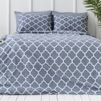 Bedding Set „Morocco grey cotton“. Bedding sets 140x200, 140x200 cm, 200x200 cm
