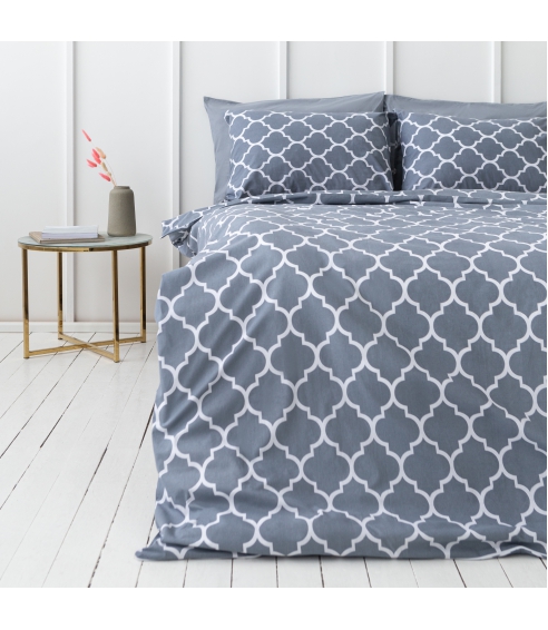 Bedding Set „Morocco grey cotton“. Cotton bedding sets