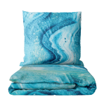 Bedding Set „Mystic“. Blue bedding sets, 140x200 cm, 150x200 cm, 160x200 cm, 180x200 cm