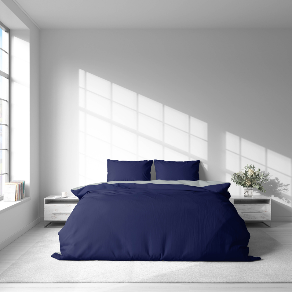 Bedding Set „Navy Harbor“. Bedding sets 155x200, 140x200 cm, 150x200 cm, 160x200 cm, 180x200 cm, 200x200 cm, 200x220 cm, 220x240 cm