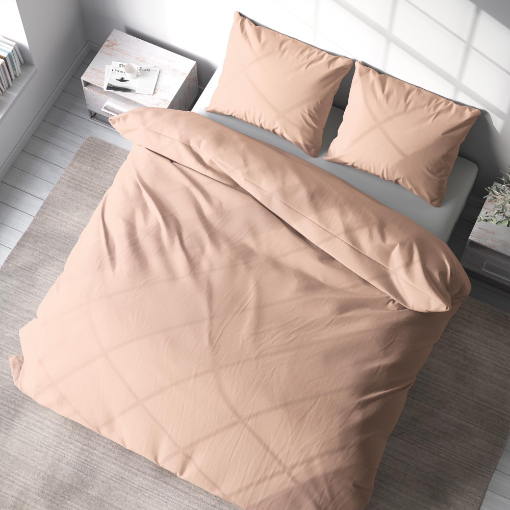 Bedding Set „Coral“. Bedding sets 155x200, 140x200 cm, 200x200 cm, 200x220 cm, 220x240 cm. Stylish coral-colored bedding set, bringing warmth to your bedroom.
