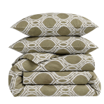 Bedding Set „Olive Orbit“. Bedding sets 155x200, 140x200 cm, 150x200 cm, 160x200 cm, 180x200 cm, 200x200 cm, 200x220 cm, 220x240 cm