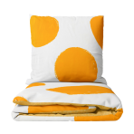 Bedding Set „Orange Bliss“. Orange bedding sets, 140x200 cm, 150x200 cm, 160x200 cm, 180x200 cm, 200x200 cm, 200x220 cm