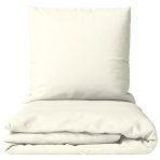 Bedding Set „Pale Vanilla“. Bedding sets 155x200, 140x200 cm, 150x200 cm, 160x200 cm, 180x200 cm, 200x200 cm, 200x220 cm, 220x240 cm. Light cream-colored solid bedding set.