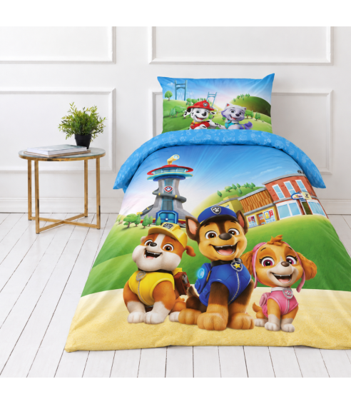Bedding Set „Paw Patrol Blue“. Cotton bedding sets